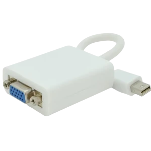 Видеоадаптер apc electronic ap531021, displayport (m) - vga d-sub (f), 0,15м, белый