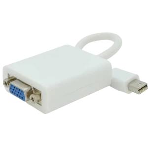 Видеоадаптер APC Electronic AP531021, DisplayPort (M) - VGA D-Sub (F), 0,15м, Белый