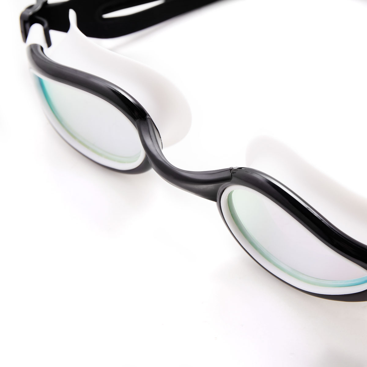 Очки для плавания nqg480maf black/ white nils 2