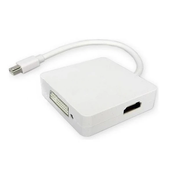 Convertor video apc electronic apc-531023, minidp (m) - hdmi (f) / displayport (f) / dvi-d (f), 0,15m, alb 2