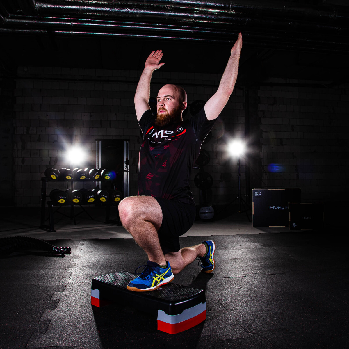 Степ платформа 68*28 cm h=10/15 cm (200 kg) as003 hms 4