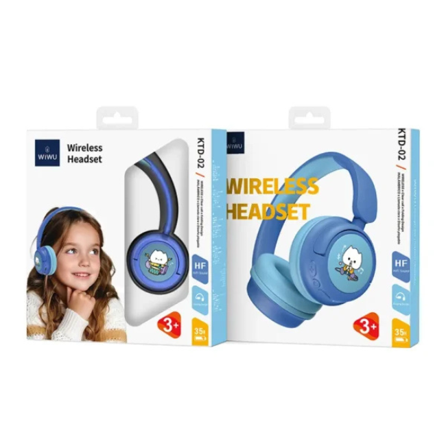Wiwu ktd-02 — căști wireless pentru copii 4