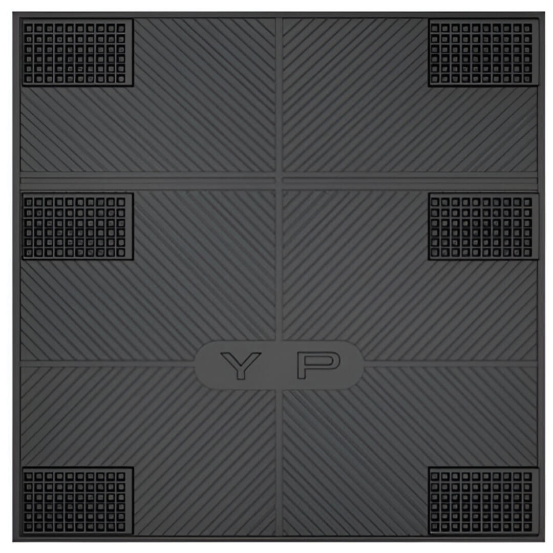 Противоскользящий коврик k215, резиновый, 61,5x61,5 см. 2