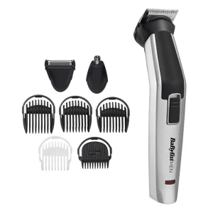 Trimmer pentru bărbați babyliss 8-in-1 titanium multi trimmer mt726e, argintiu | negru Thumbnail 6