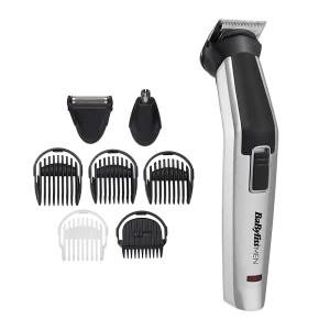 Мужской Триммер BaByliss 8-in-1 Titanium Multi Trimmer MT726E, Серебристый | Черный