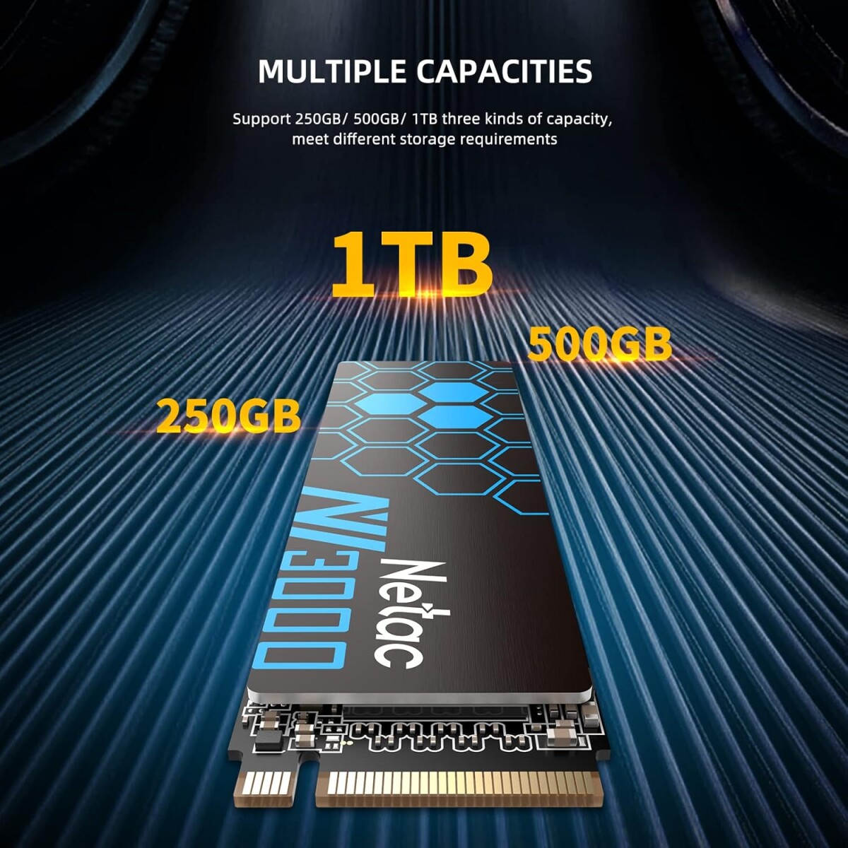 Ssd intern netac nv3000 1tb m.2 2280 pcie 3.0 x4 nvme (cu radiator) 4