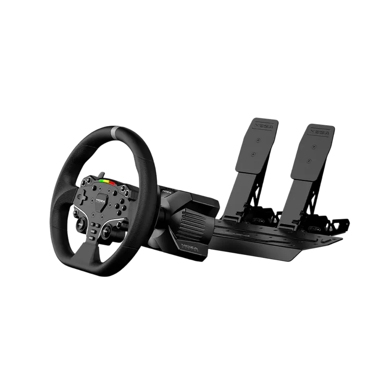 Игровой руль moza r3 racing для пк, чёрный 8