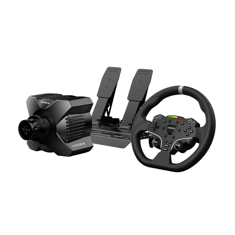 Игровой руль moza r3 racing для пк, чёрный 16