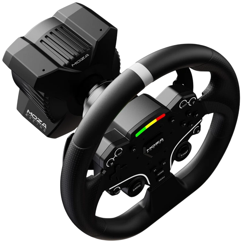 Игровой руль moza r3 racing для пк, чёрный 9