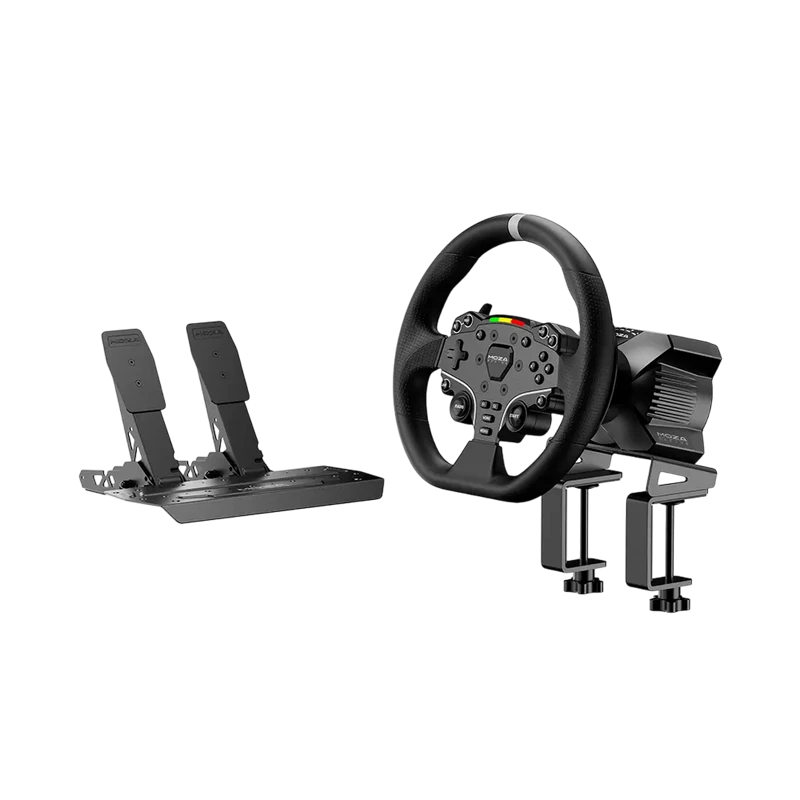 Игровой руль moza r3 racing для пк, чёрный 7