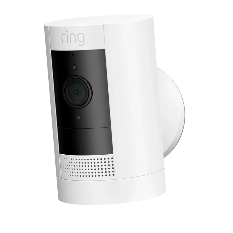 Умная камера видеонаблюдения ring stick up cam battery, белый 2