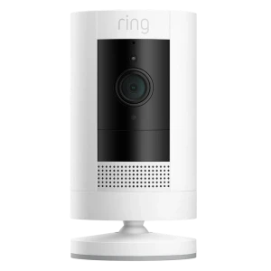 Умная камера видеонаблюдения ring stick up cam battery, белый