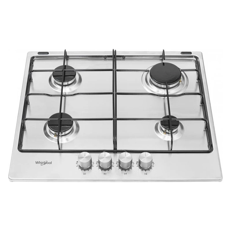 Газовая варочная панель whirlpool tkrl 650 ix, нержавеющая сталь 9