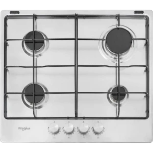 Газовая варочная панель whirlpool tkrl 650 ix, нержавеющая сталь