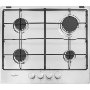 Газовая варочная панель Whirlpool TKRL 650 IX, Нержавеющая сталь