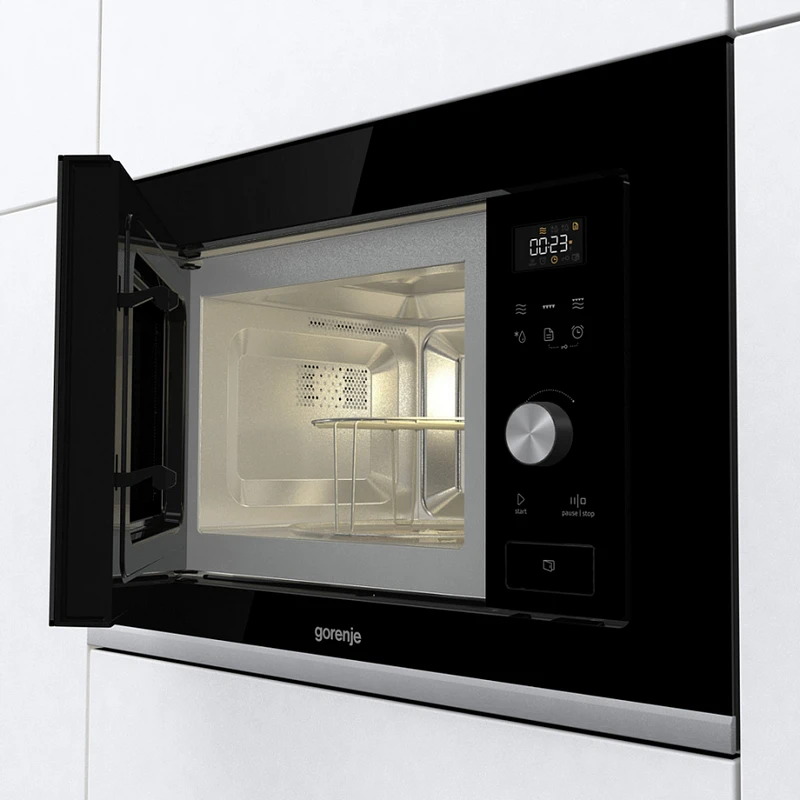 Микроволновая печь gorenje bmx201ag1bg, чёрный 5
