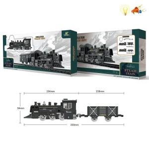 Jucărie tren + 1 vagon steam train (lumină/sunet) Thumbnail 2