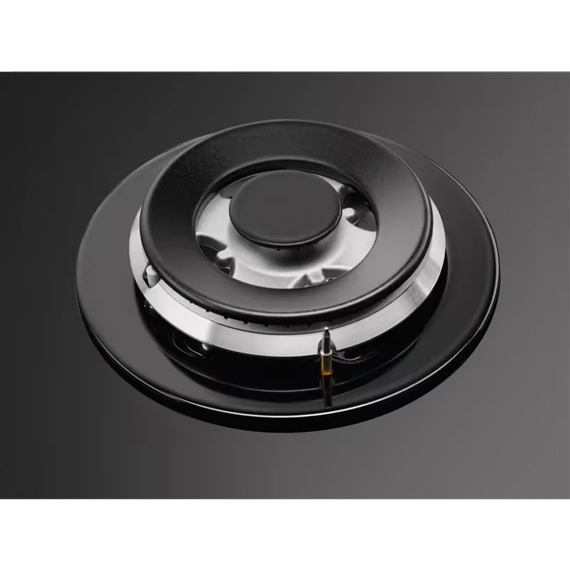 Газовая варочная панель aeg hkb64420nb, чёрный 3