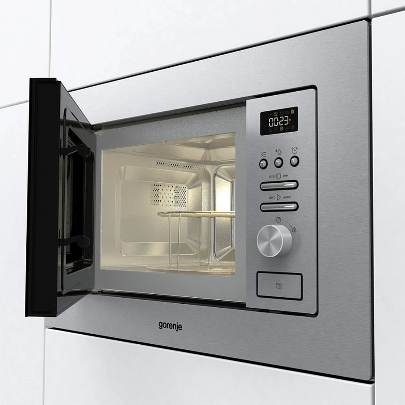 Cuptor cu microunde gorenje bm 201 ag1x, oțel inoxidabil 12