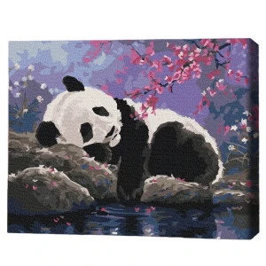 Pictură pe numere 30*40 сm (fără cutie) – somn dulce de panda