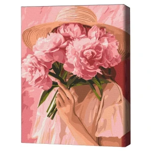 Pictură pe numere 30*40 сm (fără cutie) – stare de spirit roz