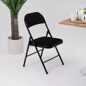 SCAUN PLIABIL DIN METAL CU ECO-PIELE