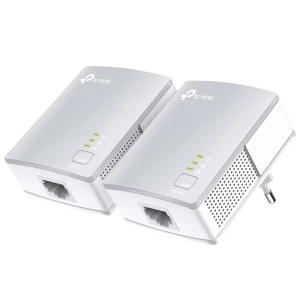 Адаптер Powerline TP-LINK TL-PA4010 KIT, AV600, 600 Mбит/c, Белый