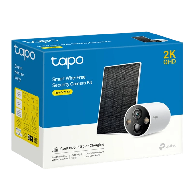 Камера видеонаблюдения tp-link tapo c425 kit, белый 2