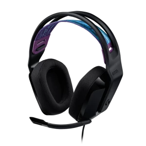 Căști gaming Logitech G335, Cu fir, Negru