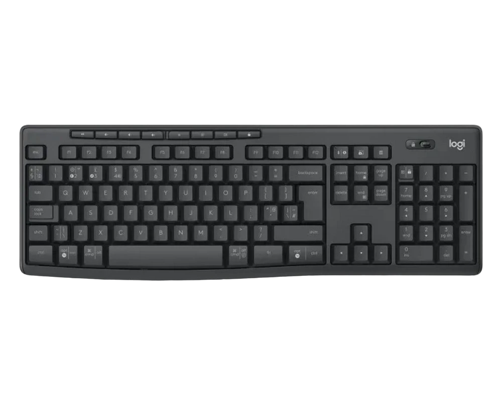 Set tastatură + mouse logitech mk370, fără fir, negru 4