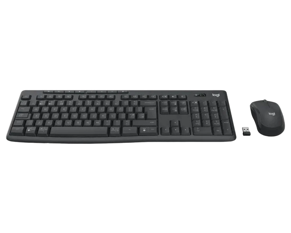 Set tastatură + mouse logitech mk370, fără fir, negru 6