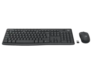 Set Tastatură + Mouse Logitech MK370, Fără fir, Negru
