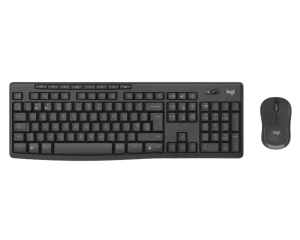 Клавиатура и мышь Logitech MK370, Беспроводное, Чёрный