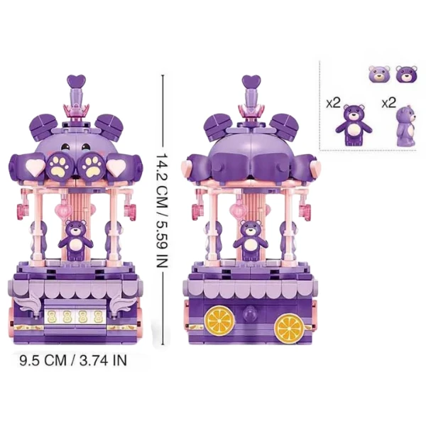 Set de construcție ”carusel”, 3 modele, de la 250 pînă la 272 elem. 6