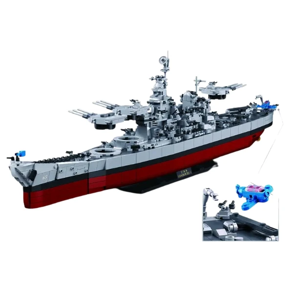 Конструктор "военный корабль", масштаб 1:350, 1739 элем. 6