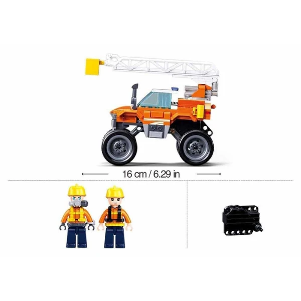 Set de construcție ”vehicul de salvare 2 în 1”, 272 elem. 6