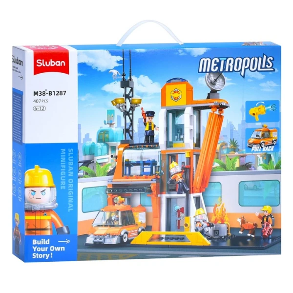 Set de construcție ”stație de pompieri”, 407 elem. 3