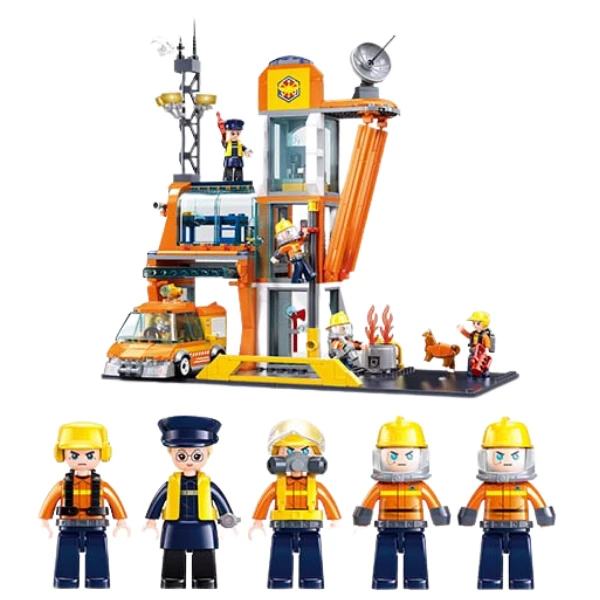 Set de construcție ”stație de pompieri”, 407 elem. 5