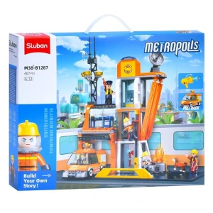 Set de construcție ”stație de pompieri”, 407 elem. Thumbnail 3