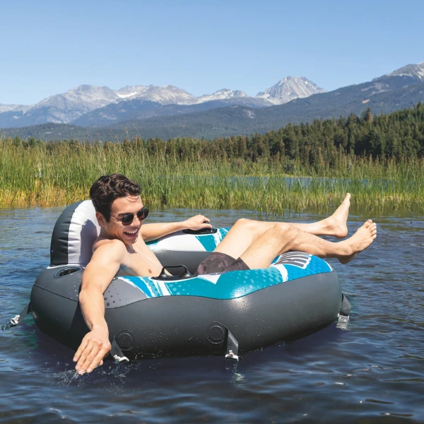 Intex надувной круг-кресло "river run connect lounge", 130 x 126 см, до 100 кг 2
