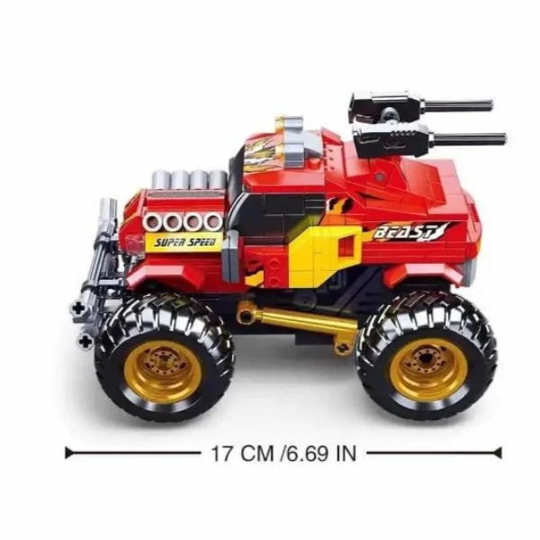 Set de construcție „suv”, cu telecomandă, 265 elem. 4