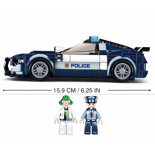 Set de construcție ”mașină de poliție”, 284 elem. 3