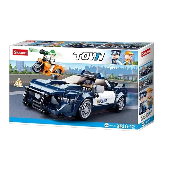 Set de construcție ”mașină de poliție”, 284 elem. 6