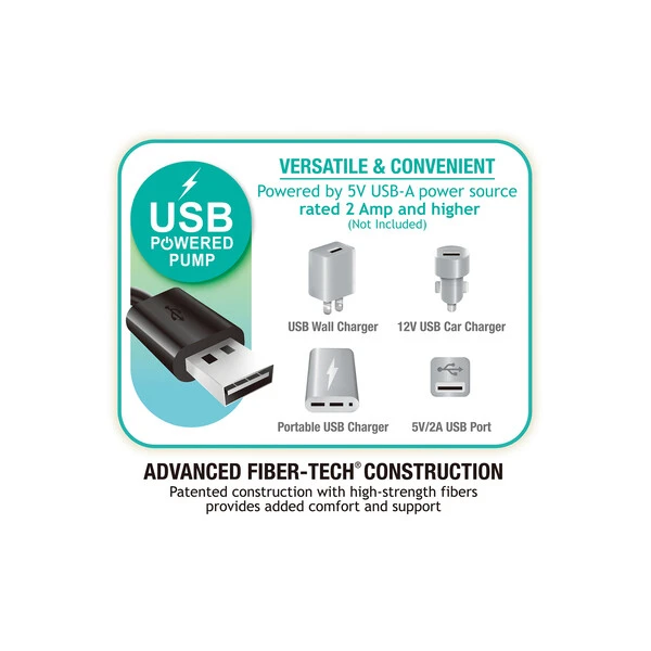 Intex saltea "velur prestige" 152x203x30cm cu usb pompa fastfill 8