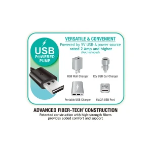 Intex saltea "velur prestige" 152x203x30cm cu usb pompa fastfill Thumbnail 8
