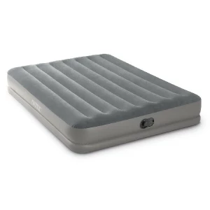 INTEX Матрас "Velur Prestige" 152x203x30cм с USB-насосом FastFill