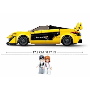 Set de construcție „super mașină de curse”, 283 elem. Thumbnail 3