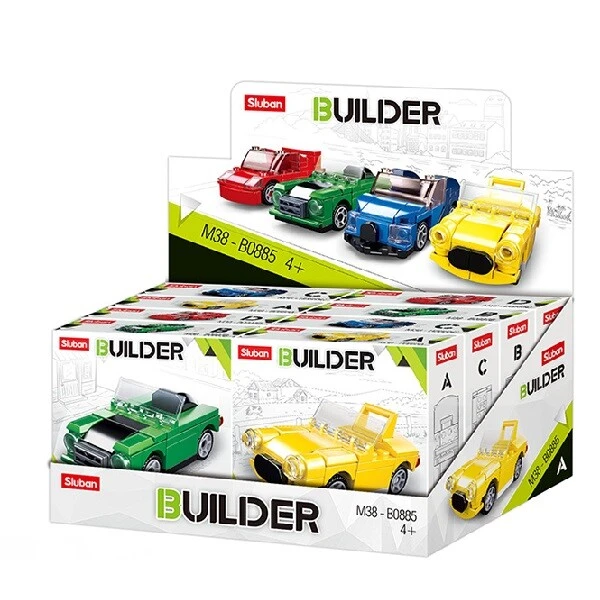 Set de construcție ”construiește un automobil”, 4 modele, de la 44 pînă la 45 elem. 3