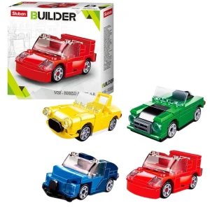 Set de construcție ”construiește un automobil”, 4 modele, de la 44 pînă la 45 elem. Thumbnail 4