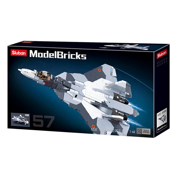 Set de construcție „avion reactiv de vânătoare 2 în 1”, gri, 1530 elem. 6